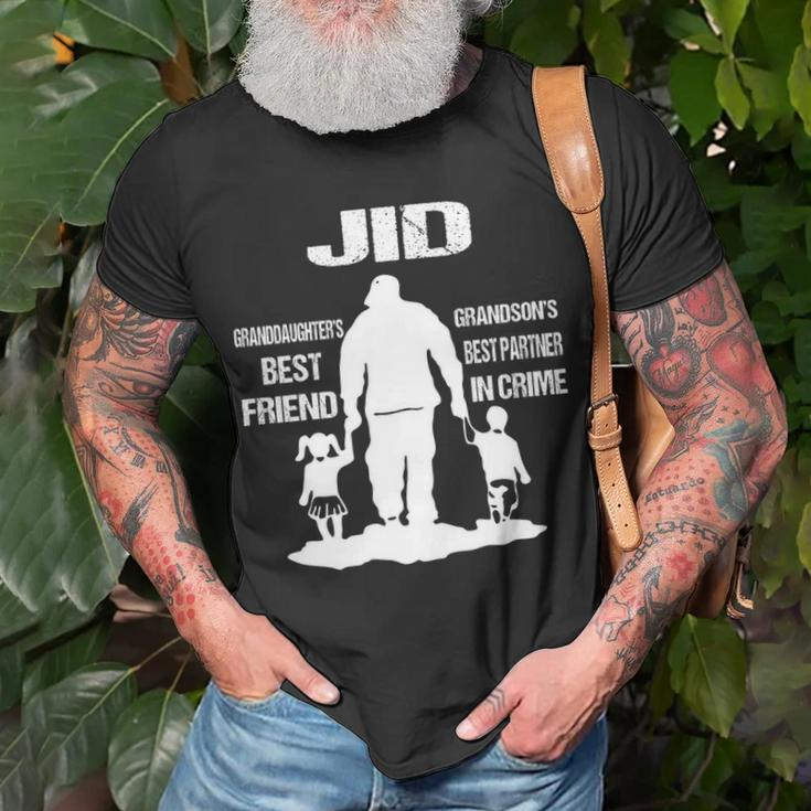 Jid Grandpa Jid Best Friend Best Partner In Crime T-Shirt Gifts for Old Men