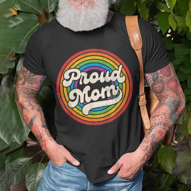 Lgbtq Proud Mom Gay Pride Lgbt Ally Rainbow Mothers Day Unisex T-Shirt Gifts for Old Men