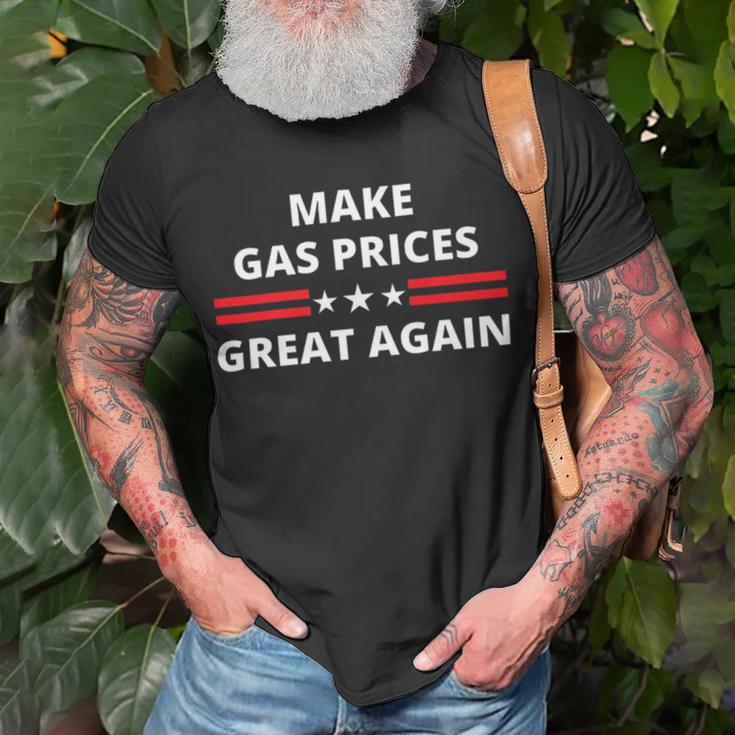 Make Gas Prices Great Again Anti-Biden Trump Republican 2024 414 Trending Shirt Unisex T-Shirt Gifts for Old Men