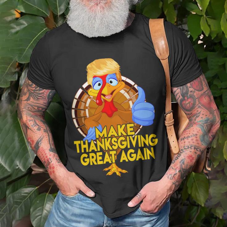 Make Thanksgiving Great Again Funny 2 Shirt Unisex T-Shirt Gifts for Old Men