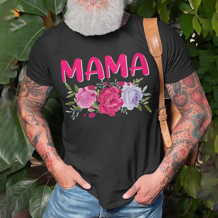 Mama Happy Mothers Day Flowers 509 Shirt Unisex T-Shirt Gifts for Old Men