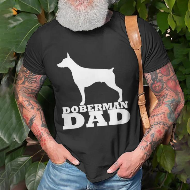 Mens Doberman Dad Dobie Pinscher Doberman Unisex T-Shirt Gifts for Old Men