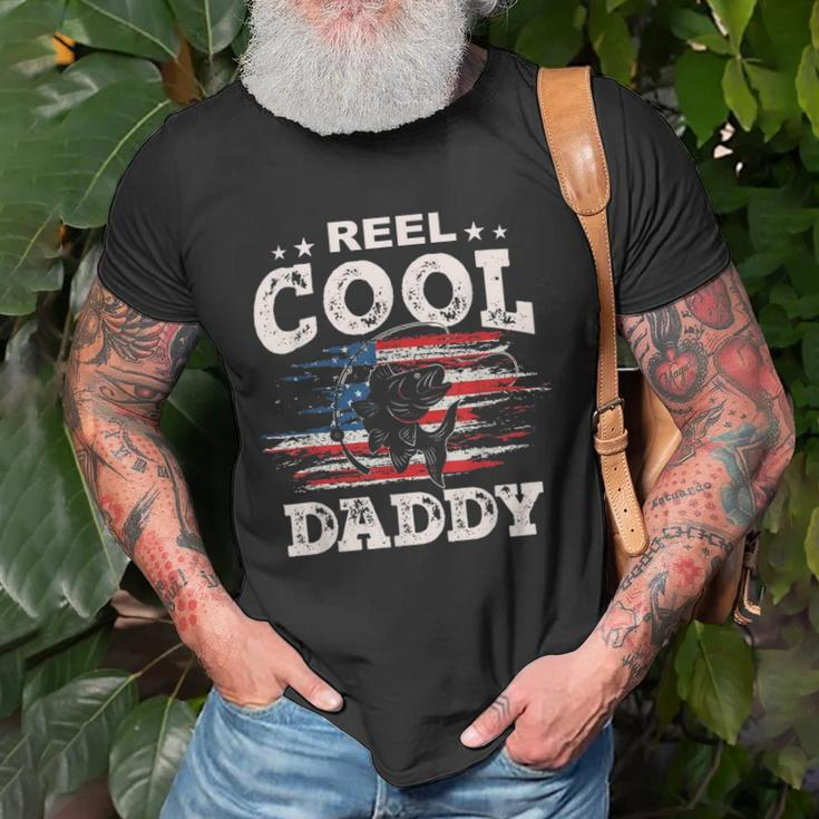 Mens Gift For Fathers Day Tee - Fishing Reel Cool Daddy Unisex T-Shirt Gifts for Old Men