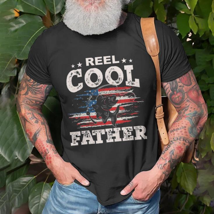 Mens Gift For Fathers Day Tee - Fishing Reel Cool Father Unisex T-Shirt Gifts for Old Men