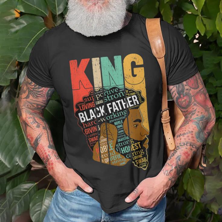 Mens Strong Black King Juneteeth African American Father Day 23 Shirt Unisex T-Shirt Gifts for Old Men