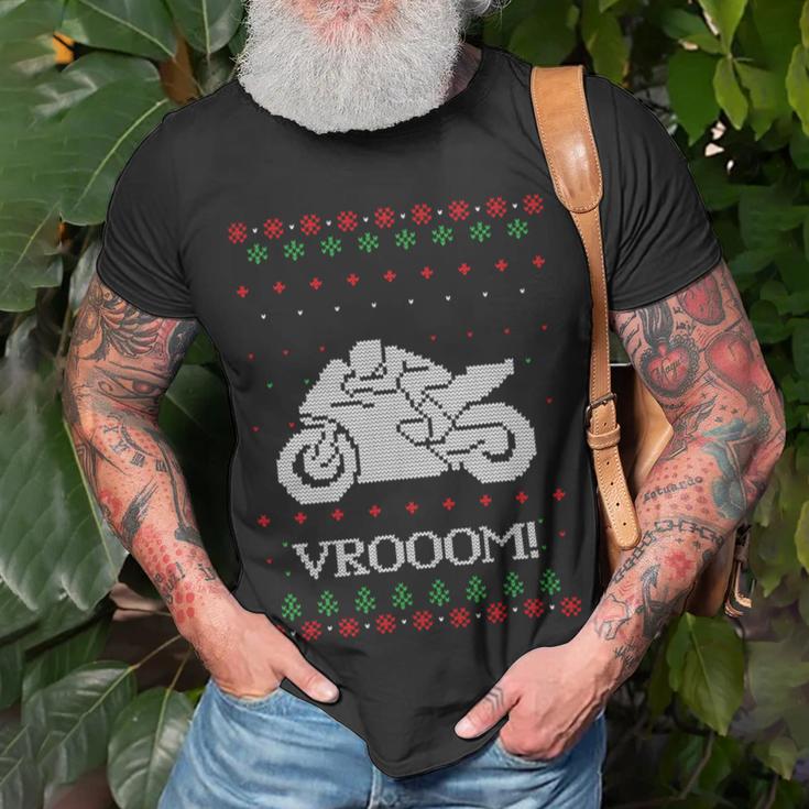 Motorcycle Ugly Christmaser Xmas 471 Shirt Unisex T-Shirt Gifts for Old Men