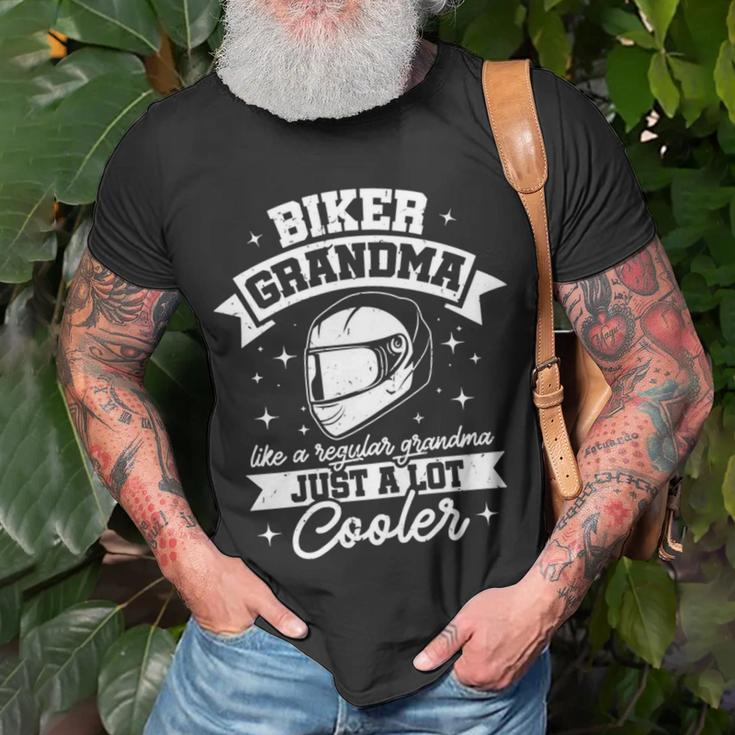 Motorcyclist Biker Grandmas Are The Chiffon Top 459 Shirt Unisex T-Shirt Gifts for Old Men