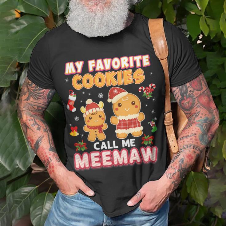 My Favorite Cookies Call Me Meemaw 882 Shirt Unisex T-Shirt Gifts for Old Men