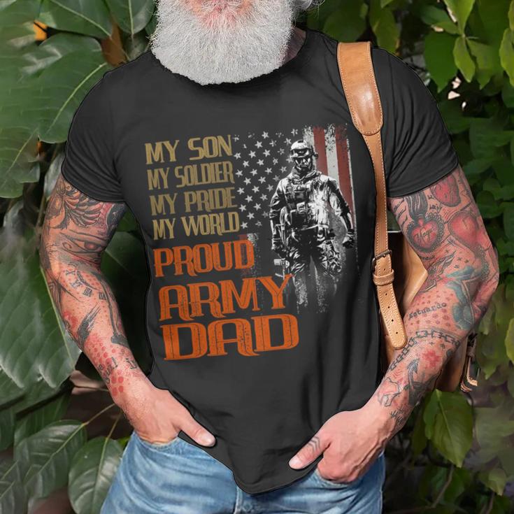 My Son Is A Soldier Hero Proud Army 708 Shirt Unisex T-Shirt Gifts for Old Men