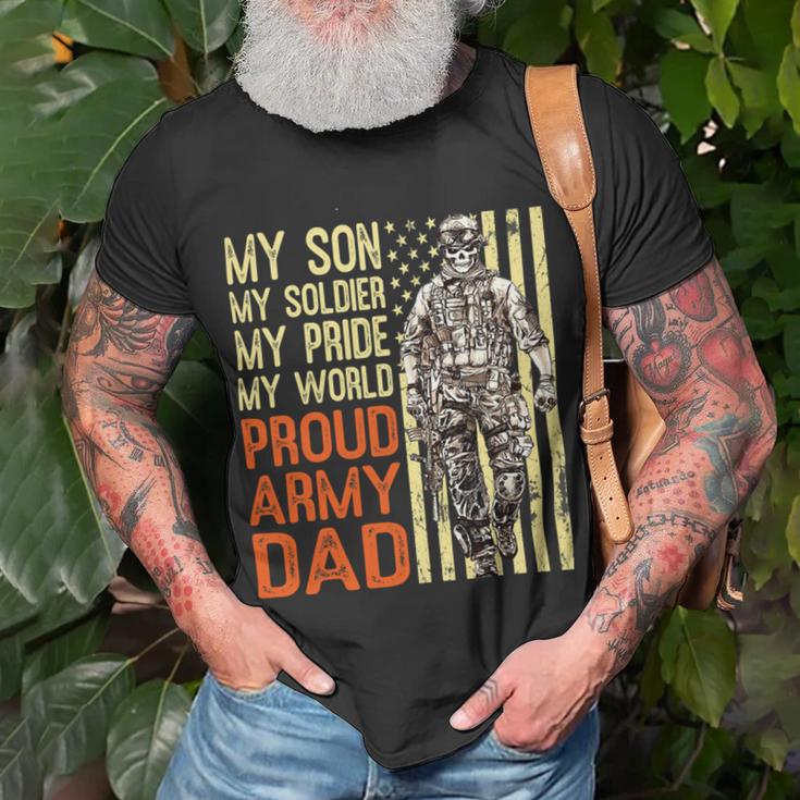 My Son Is Soldier Proud Military Dad 703 Shirt Unisex T-Shirt Gifts for Old Men