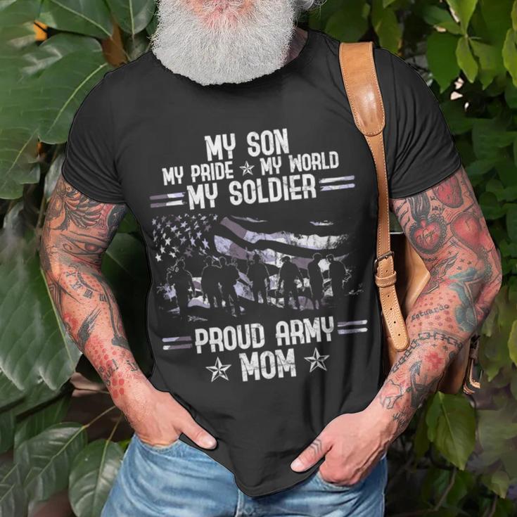 My Son My Soldier Proud Army Mom 693 Shirt Unisex T-Shirt Gifts for Old Men