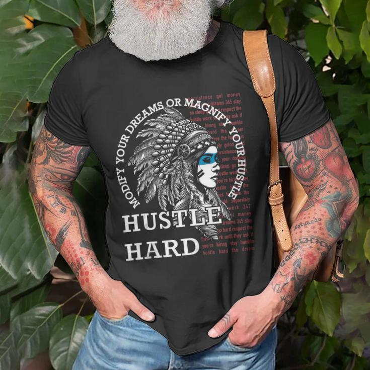 Native American Hustle Hard Urban Gang Ster Clothing Unisex T-Shirt Gifts for Old Men