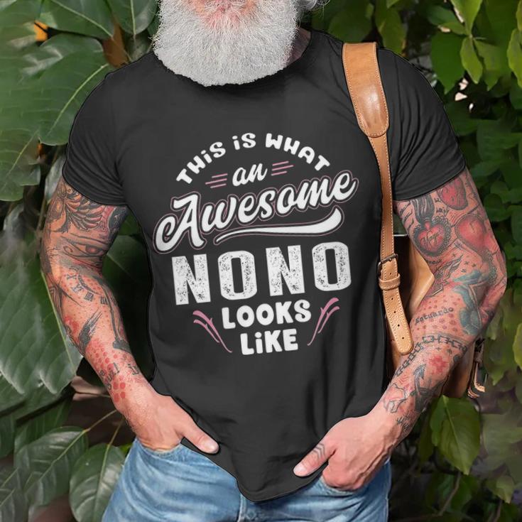 Nono Grandpa This Is What An Awesome Nono Looks Like T-Shirt | Seseable UK