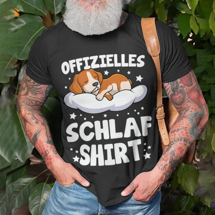 Official Sleepshirt Pyjamas Beagle Dogs 210 Beagle Dog Unisex T-Shirt Gifts for Old Men