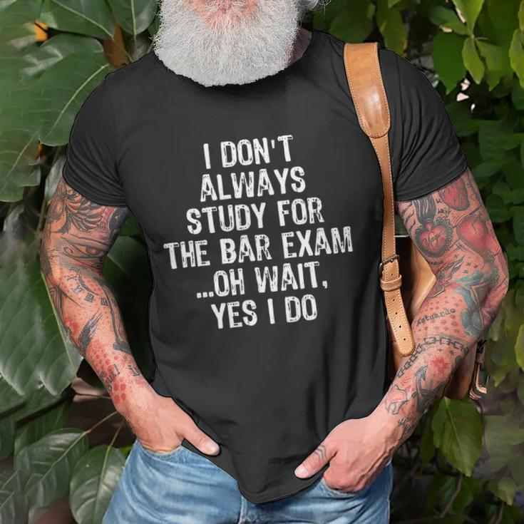 Oh Wait Study For Bar Exam Law School Graduation T-shirt Gifts for Old Men