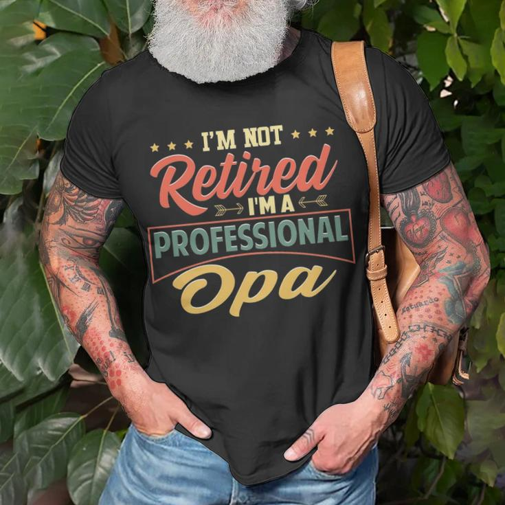 Opa Grandpa Im A Professional Opa T-Shirt Gifts for Old Men
