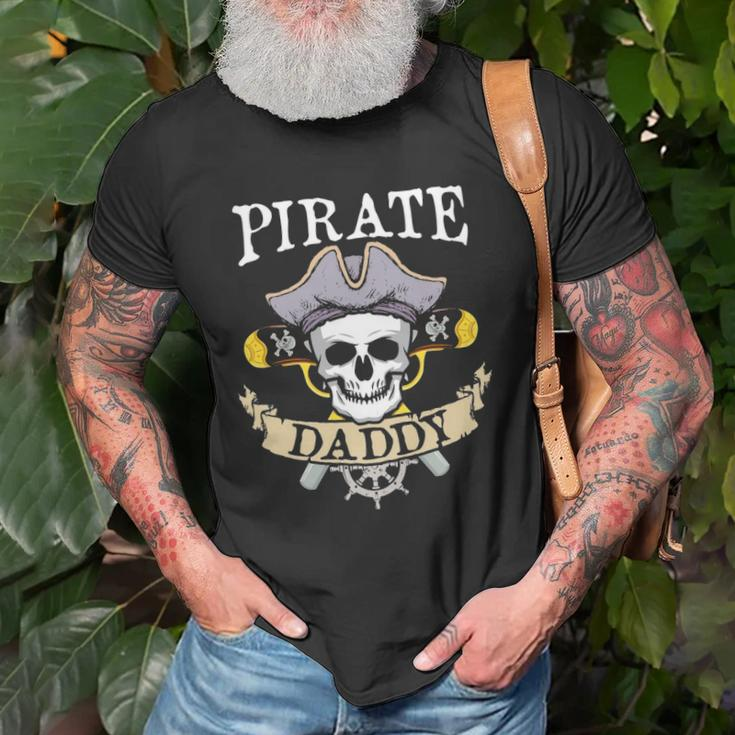 Pirate Daddy Matching Family Dad Unisex T-Shirt Gifts for Old Men