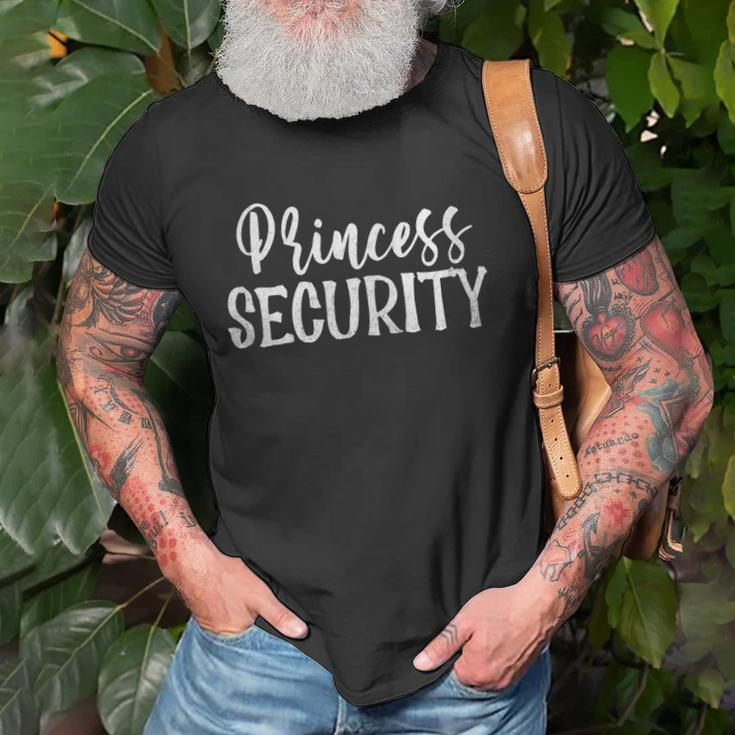 Princess Security Halloween Dad Men Matching Easy Costume Unisex T-Shirt Gifts for Old Men