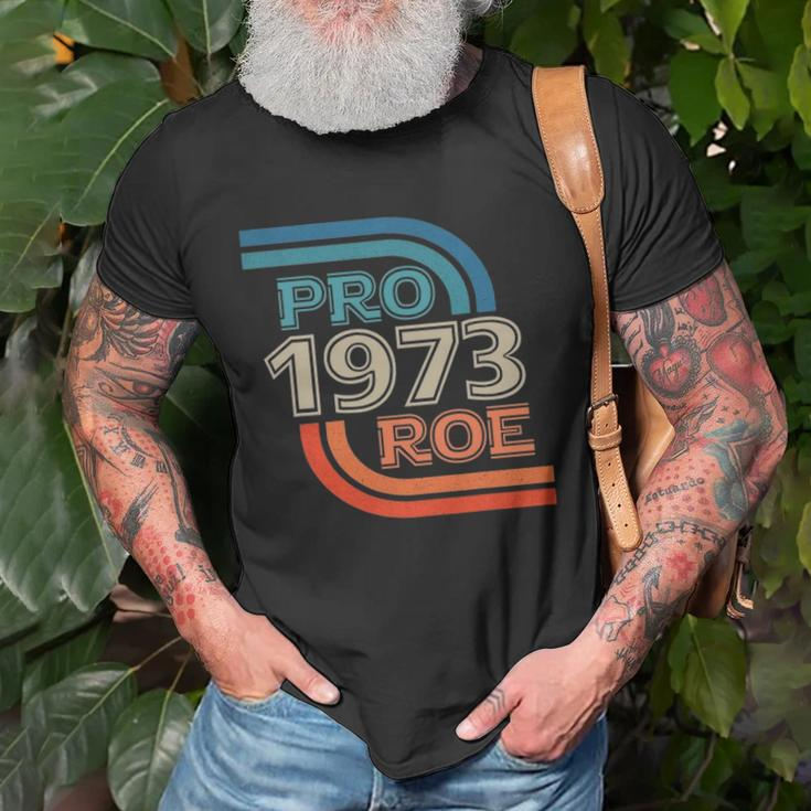 Pro Roe 1973 Roe Vs Wade Pro Choice Womens Rights Retro Unisex T-Shirt Gifts for Old Men