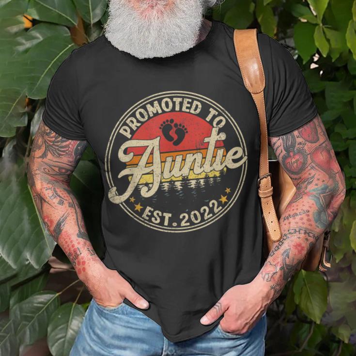 Promoted To Auntie Est 2022 Unisex T-Shirt Gifts for Old Men