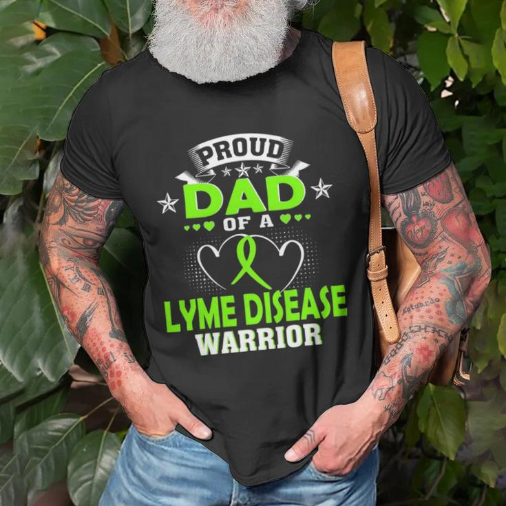 Proud Dad Of A Lyme Disease Warrior Unisex T-Shirt Gifts for Old Men