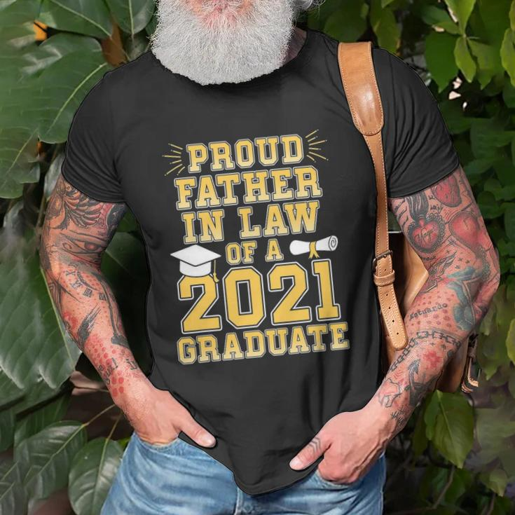 Proud Father In Law Of A 2021 Graduate School Graduation T-shirt Gifts for Old Men