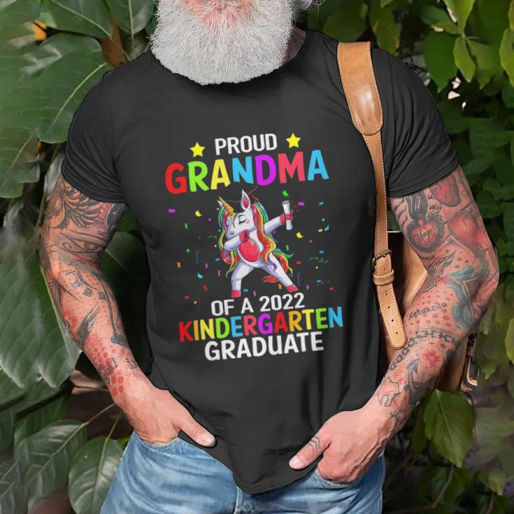 Proud Grandma Of A 2022 Kindergarten Graduate Unicorn Unisex T-Shirt Gifts for Old Men