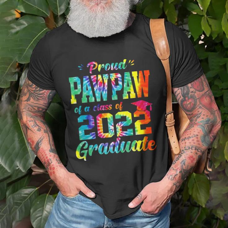 Proud Pawpaw Of A Class Of 2022 Graduate Tie Dye Unisex T-Shirt Gifts for Old Men
