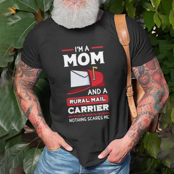 Rural Carriers Mom Mail Postal Worker Mothers Day Postman Unisex T-Shirt Gifts for Old Men