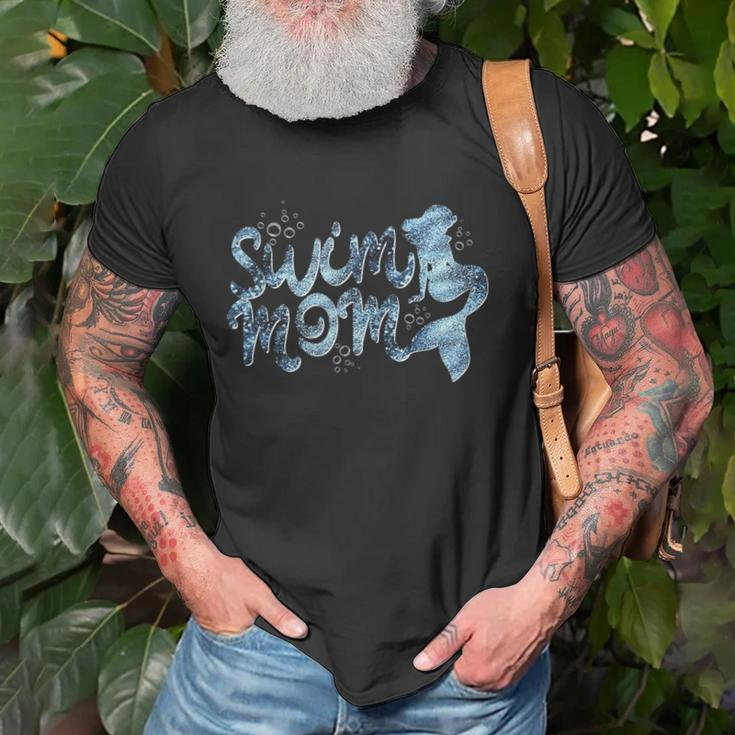 Swimming Mom Clothing - Womens Swim Mom Unisex T-Shirt Gifts for Old Men