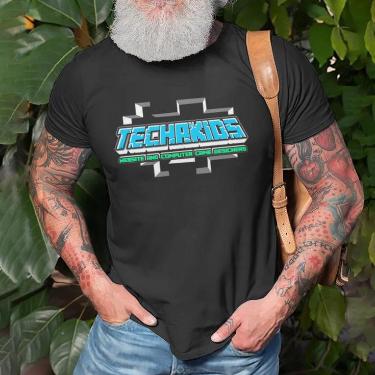 Techakids Website And Computer Game Designer Unisex T-Shirt Gifts for Old Men