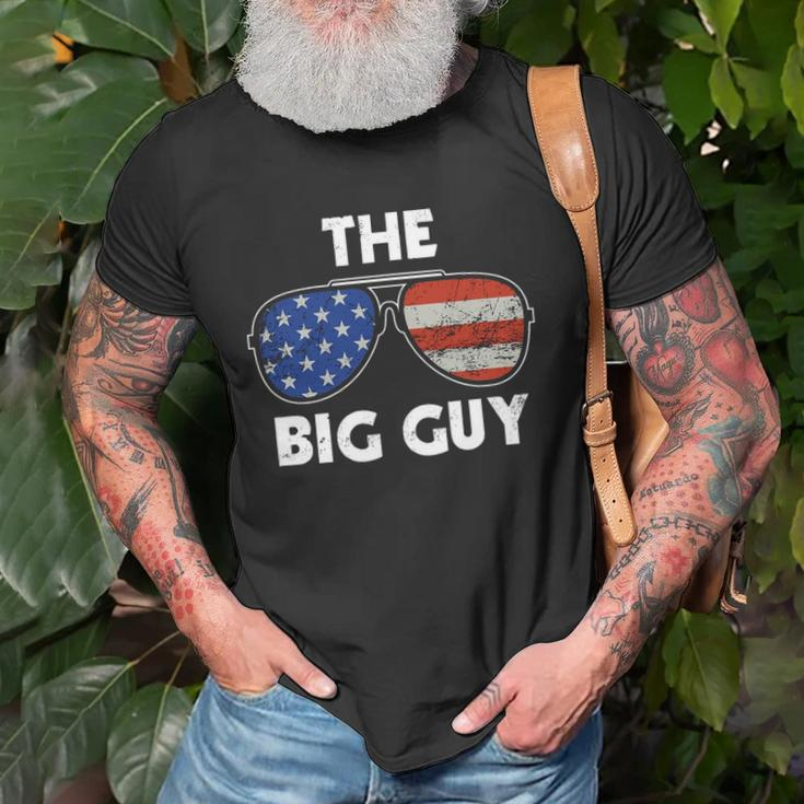 The Big Guy Joe Biden Sunglasses Red White And Blue Big Boss Unisex T-Shirt Gifts for Old Men