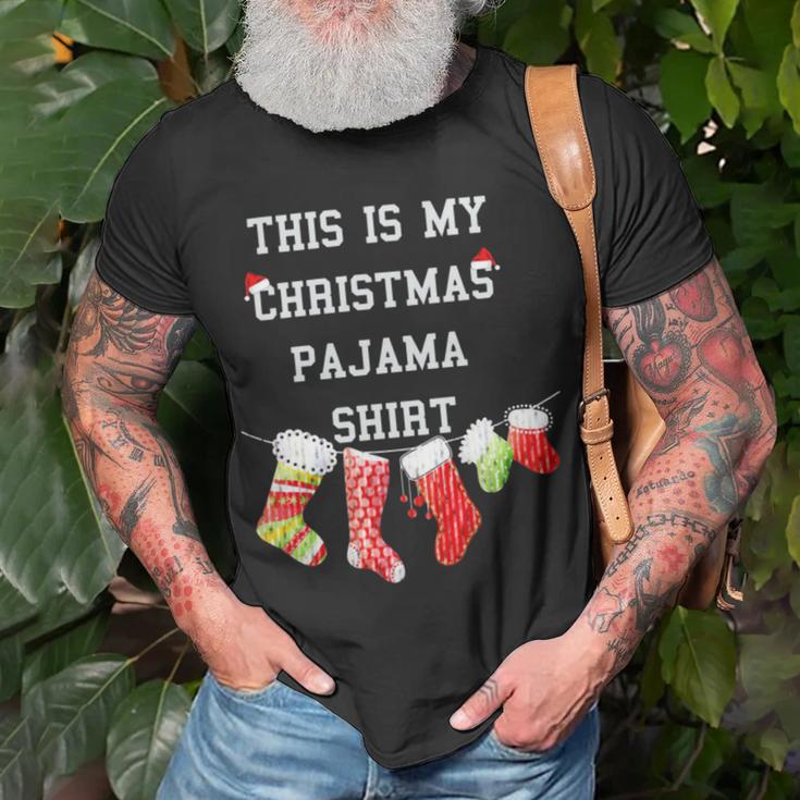 This Is My Christmas Pajama 876 Shirt Unisex T-Shirt Gifts for Old Men