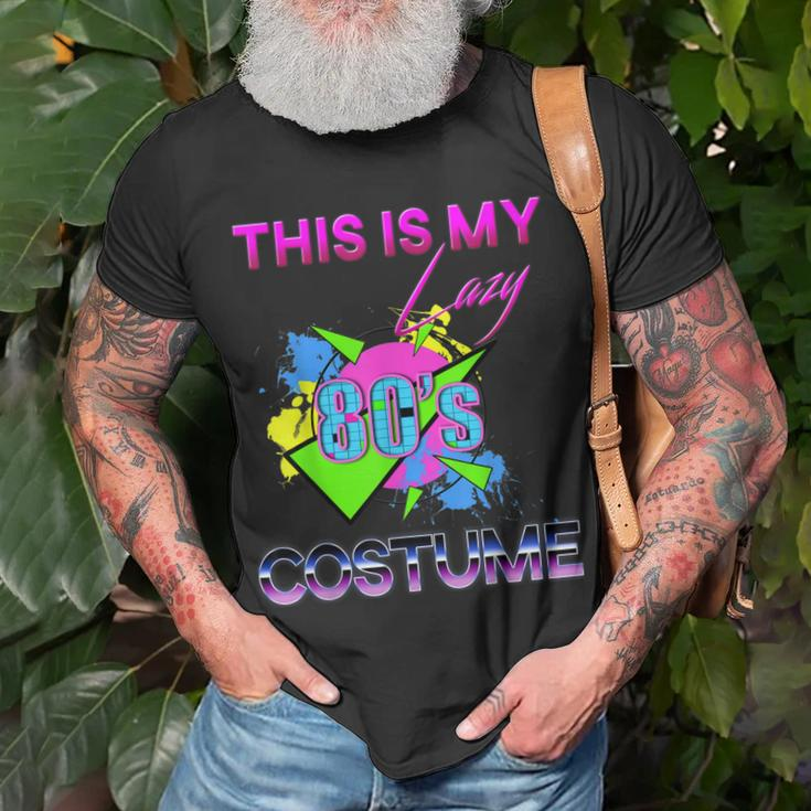 This Is My Lazy 80S Costume Rad Eighties Halloween Costume Unisex T-Shirt Gifts for Old Men