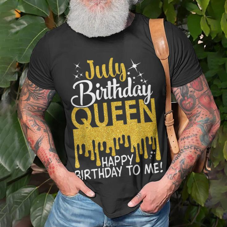 This Queen Was Born In July Happy Birthday To Me July Queen Unisex T-Shirt Gifts for Old Men