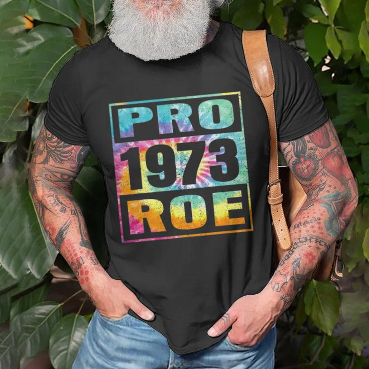 Tie Dye Pro Roe 1973 Pro Choice Womens Rights Unisex T-Shirt Gifts for Old Men