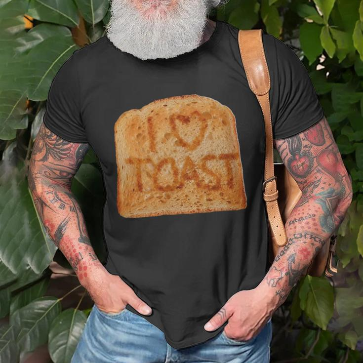 Toasted Slice Of Toast Bread Unisex T-Shirt Gifts for Old Men