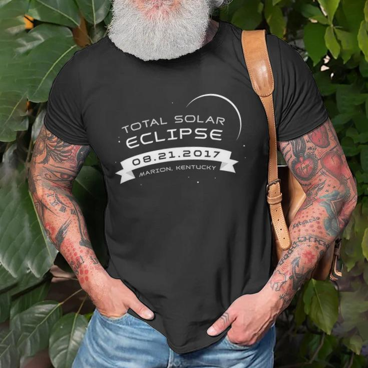 Total Solar Eclipse 2017 Marion Kentucky Souvenir Unisex T-Shirt Gifts for Old Men