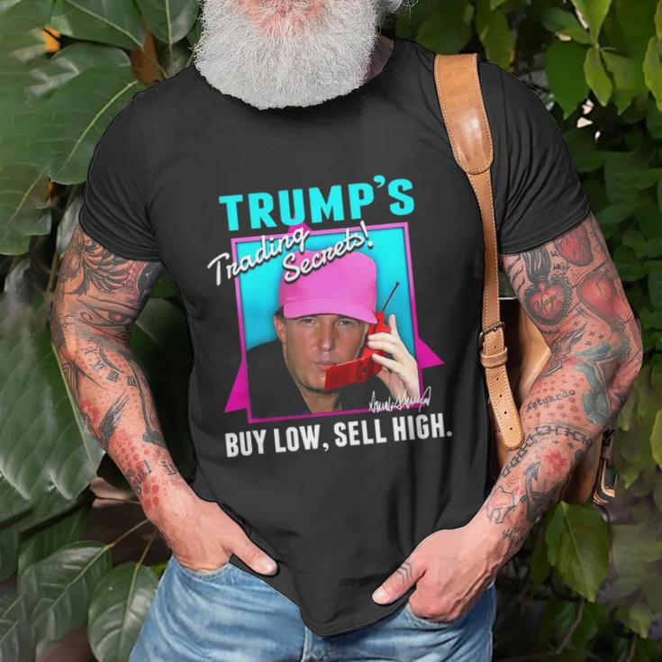 Trump’S Trading Secrets Buy Low Sell High Funny Trump Unisex T-Shirt Gifts for Old Men
