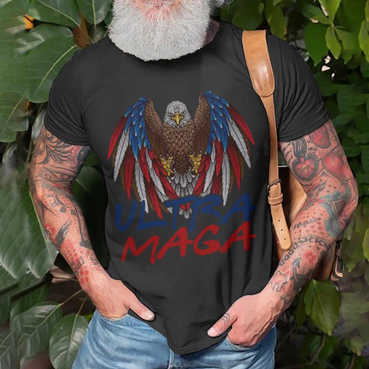 Ultra Maga Eagle Make America Great Aga Unisex T-Shirt Gifts for Old Men