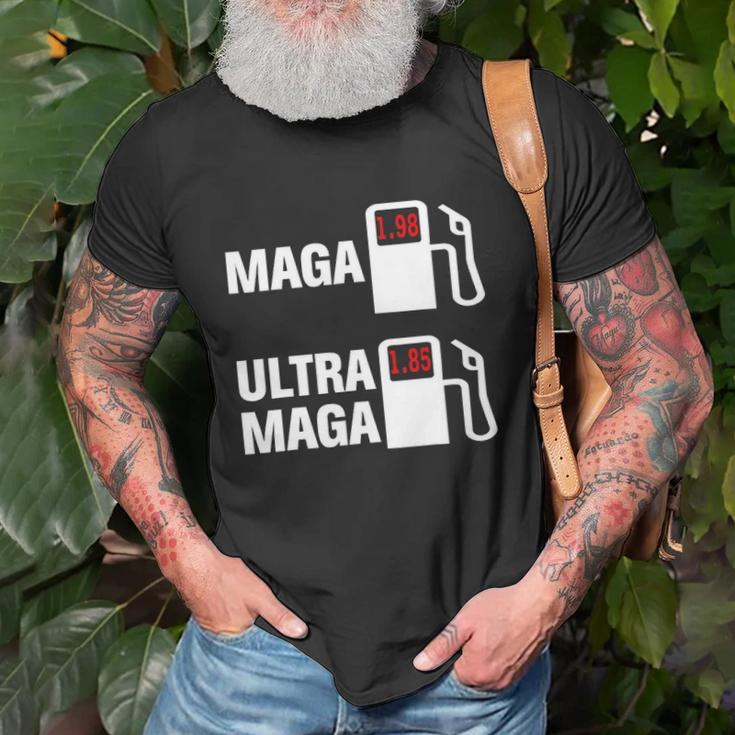 Ultra Maga Maga King Anti Biden Gas Prices Republicans Unisex T-Shirt Gifts for Old Men