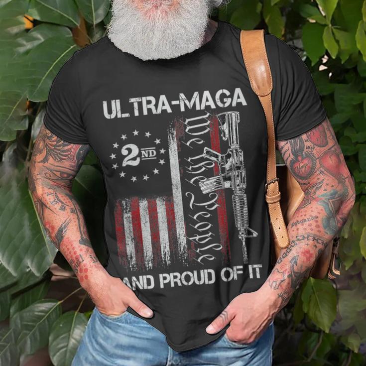 Ultra Maga We The People Proud Republican Usa Flag Unisex T-Shirt Gifts for Old Men