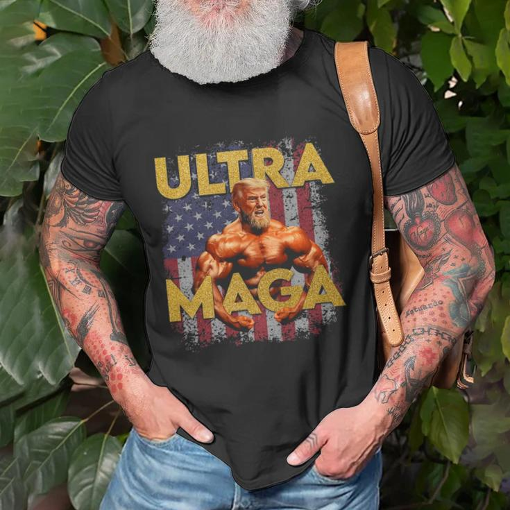 Ultra Mega Proud Ultra Maga Trump 2024 Gift Unisex T-Shirt Gifts for Old Men