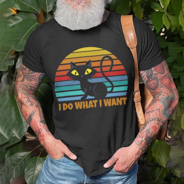 Vintage Black Cat Lover 272 Shirt Unisex T-Shirt Gifts for Old Men