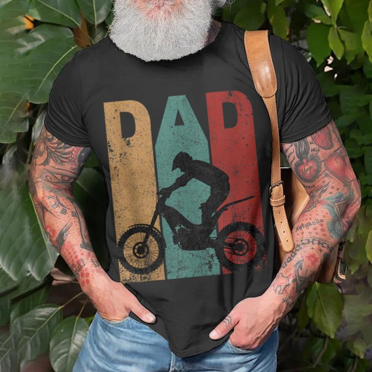Vintage Motocross Dad Dirt Bike Fathers Day 4Th Of July Unisex T-Shirt Gifts for Old Men