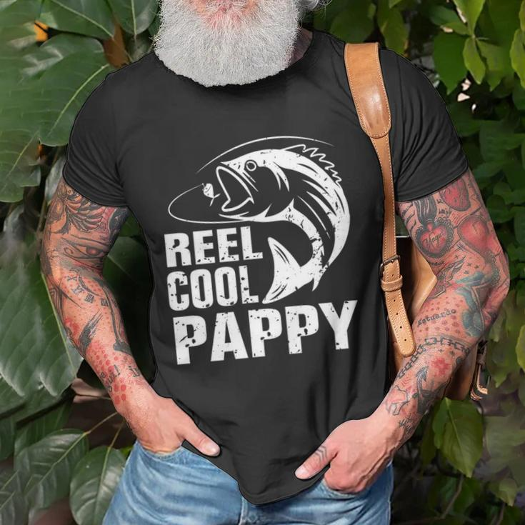 Vintage Reel Cool Pappy Fishing Fathers Day Gift Unisex T-Shirt Gifts for Old Men