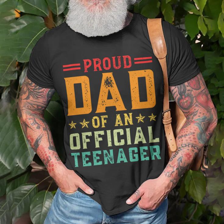 Vintage Thirteen Retro Proud Dad Of An 544 Shirt Unisex T-Shirt Gifts for Old Men