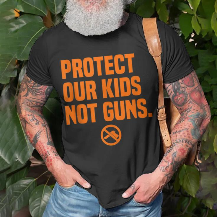 Wear Orange Protect Our Kids Not Guns End Gun Violence Unisex T-Shirt Gifts for Old Men