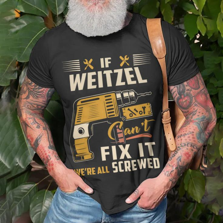 Weitzel Blood Runs Through My Veins Name V2 Unisex T-Shirt Gifts for Old Men