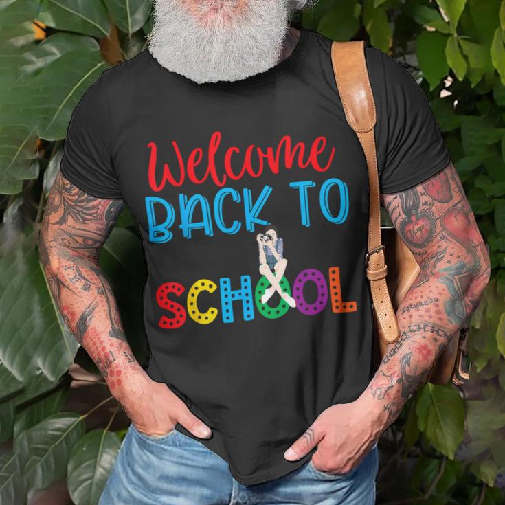 Welcome Back To School Funny Teacher 491 Shirt Unisex T-Shirt Gifts for Old Men